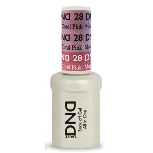 DND Mood Gel 28 - Mauve to Coral Pink